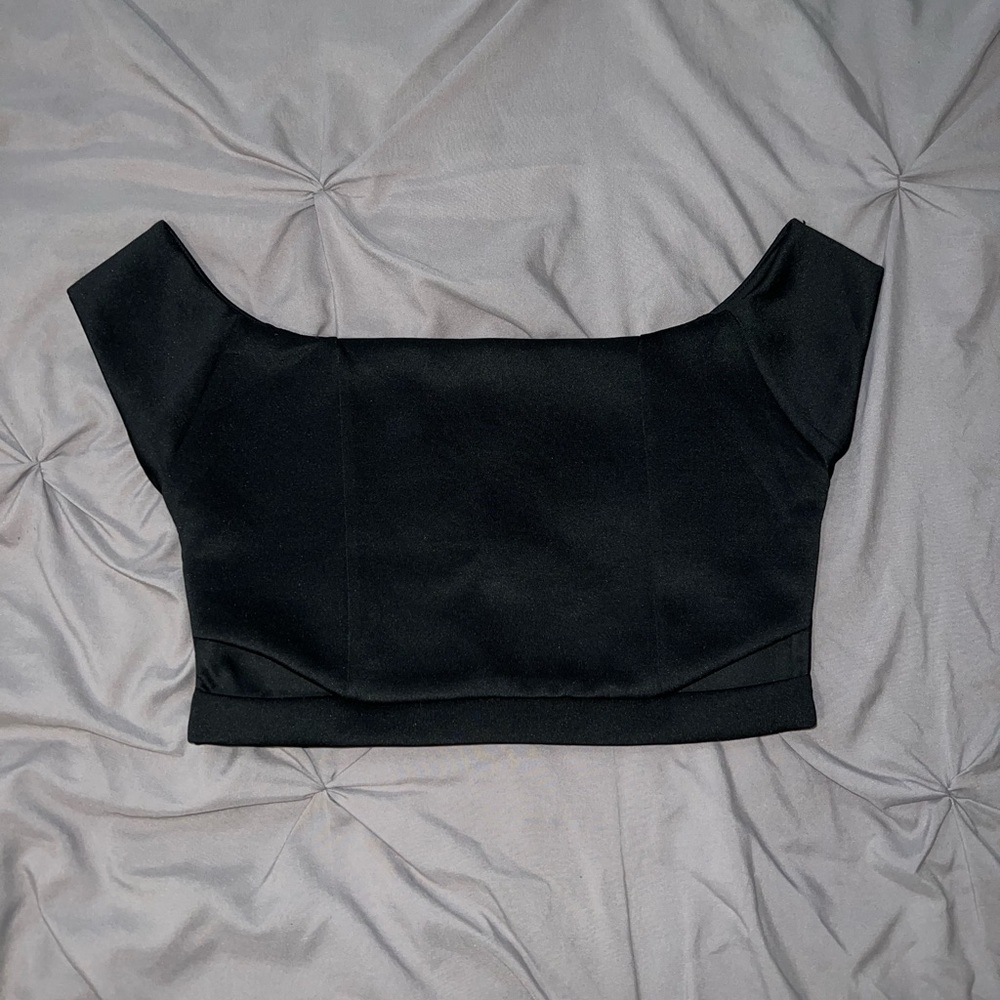 Zara Black Crop Top